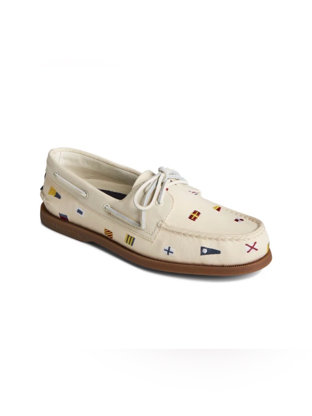 Sperry Seacycled Nautical Flags Boat Shoe Loafers
